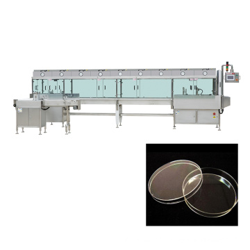 Culture medium Petri Dish Filling Machines for 55mm 90mm 150mm contact/RODAC plates